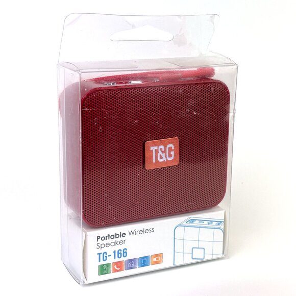 T&G TG166 Red Portable Wireless Bluetooth Small Speaker - Picture 5 of 11